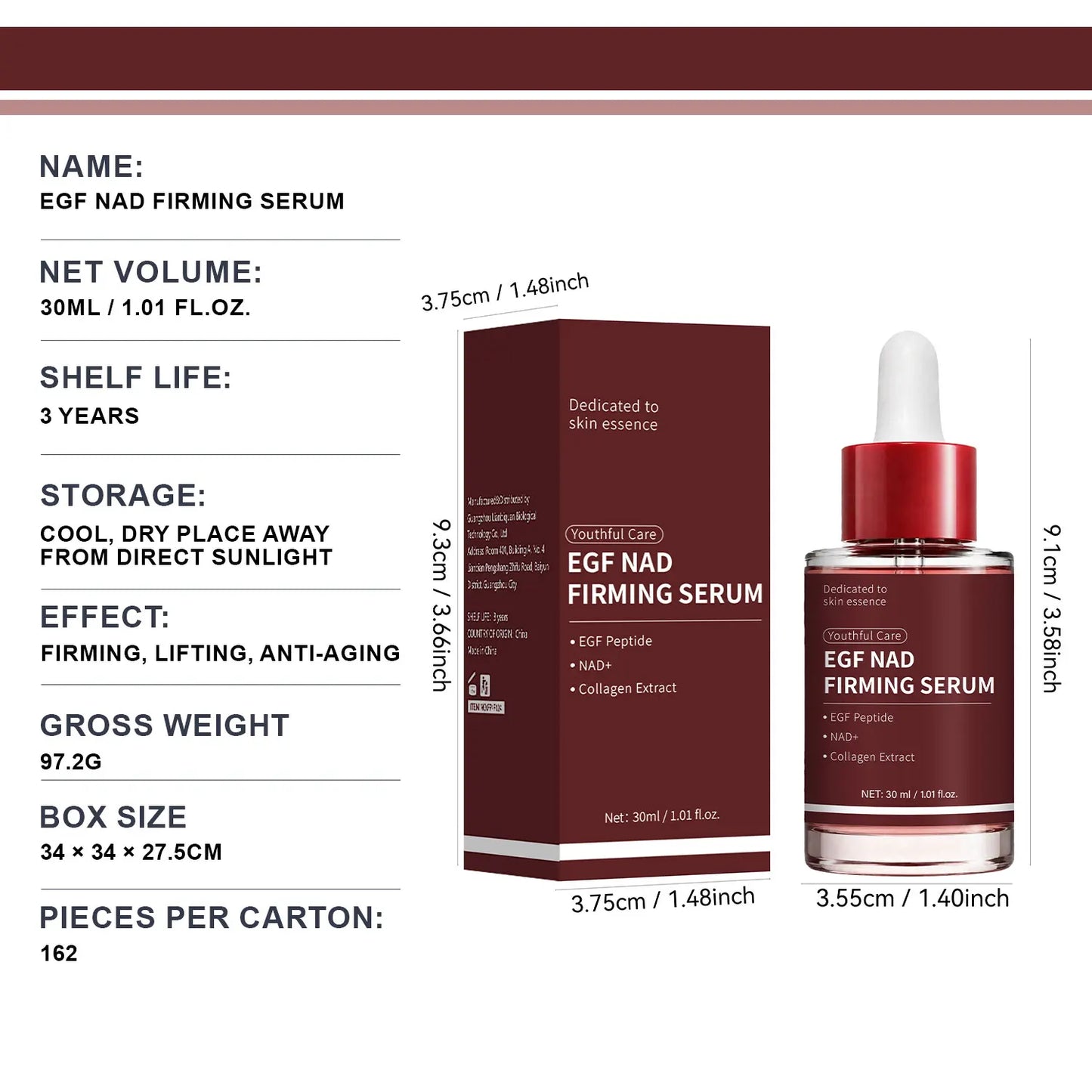 GlowAffair Youth-Glow Serum | NAD+ EGF Firming & Plumping