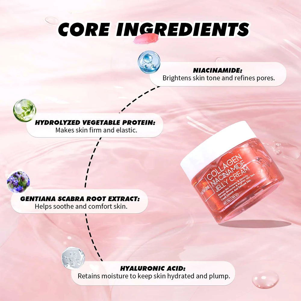GlowAffair Collagen Jelly Glow Cream | Niacinamide + Deep Hydration