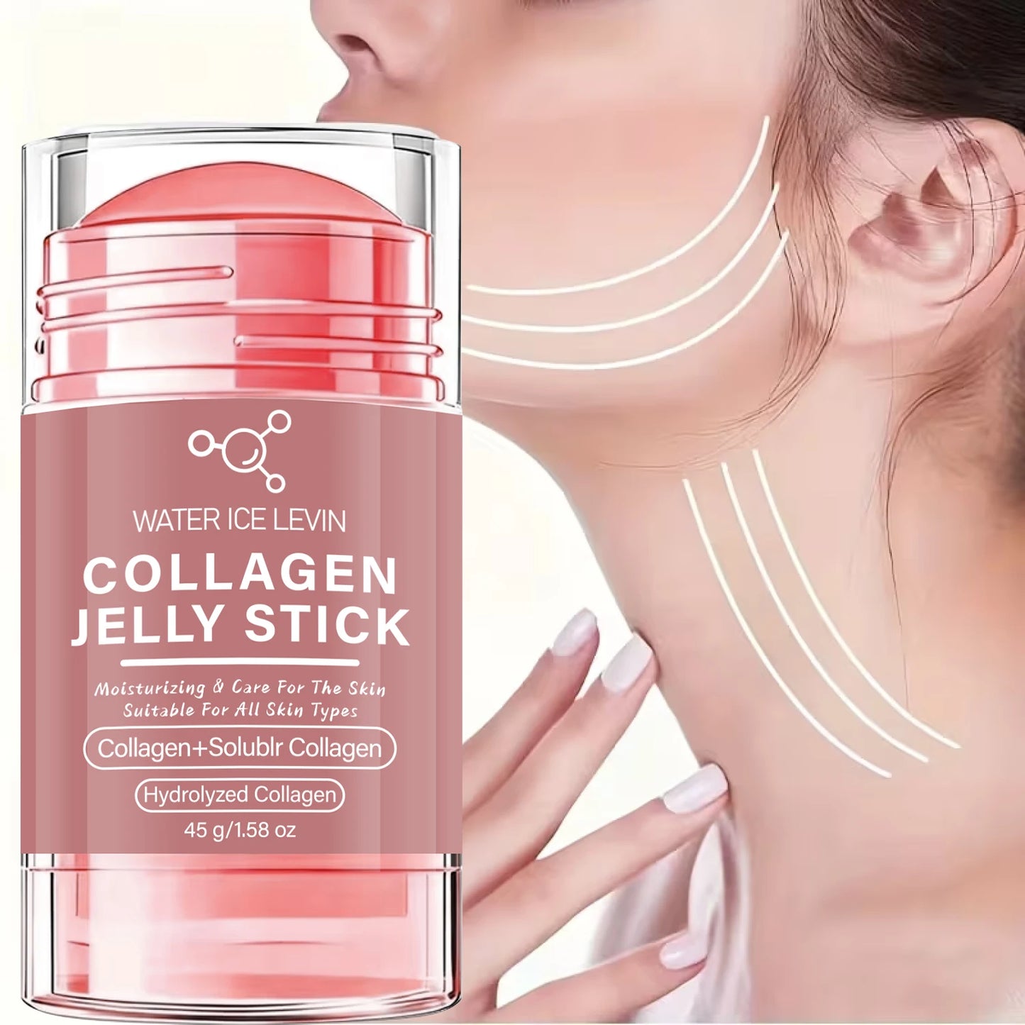 Glow Affair Collagen Jelly Stick | Hydrating Face Balm with Hyaluronic Acid + Vitamin C
