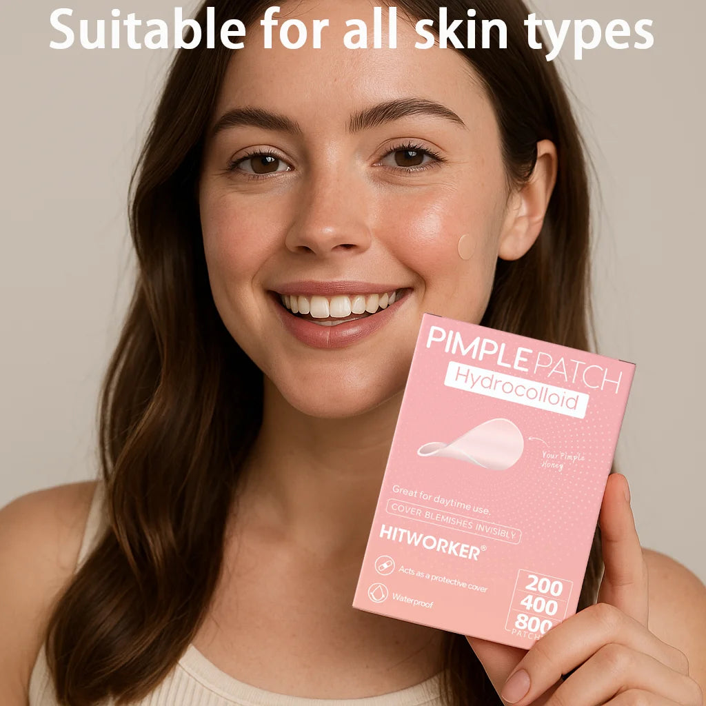 GlowAffair Invisible Pimple Patches | 200, 400 or 800 Hydrocolloid Spots