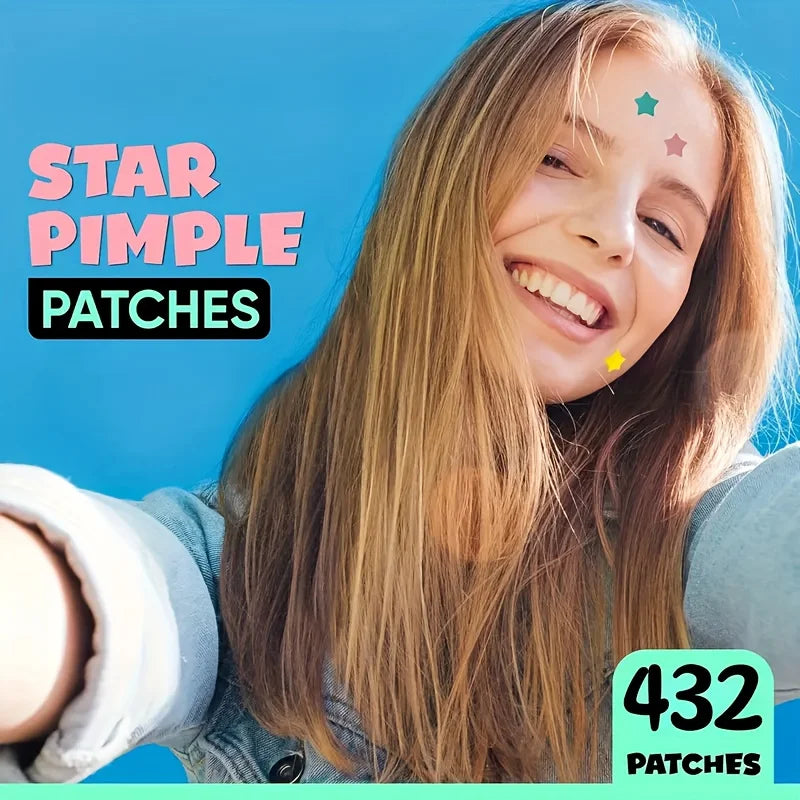 GlowAffair 432-Piece Pimple Patch Set | Cute Hydrocolloid Spot Stickers