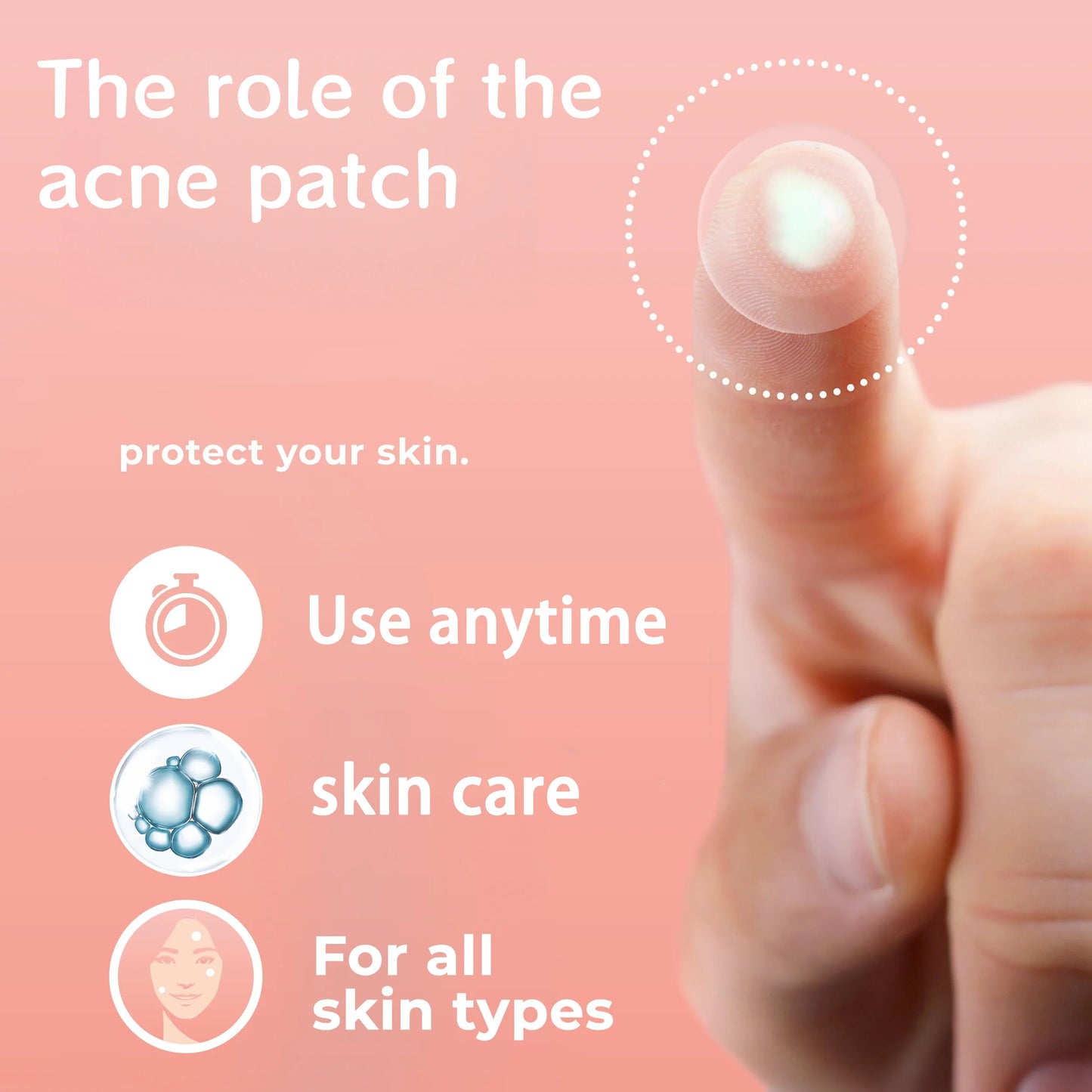 GlowAffair Invisible Pimple Patches | 200, 400 or 800 Hydrocolloid Spots